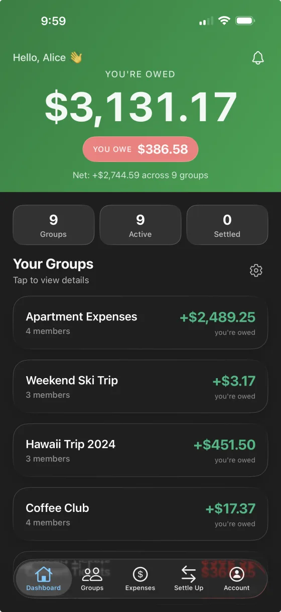 Dark Mode UI